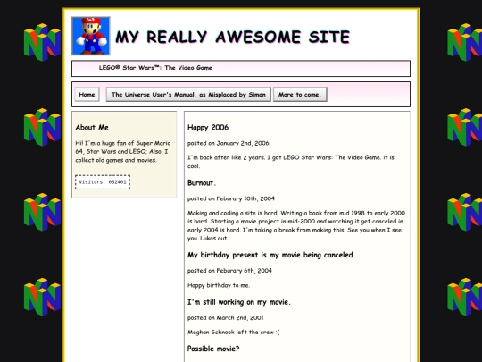 Website screenshot