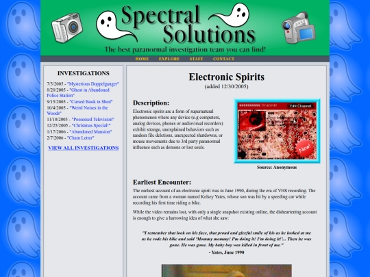 electronicspirits screenshot
