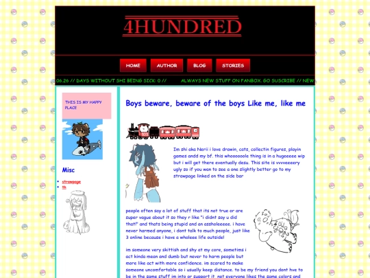 author screenshot