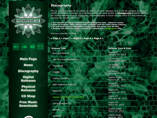 Website screenshot