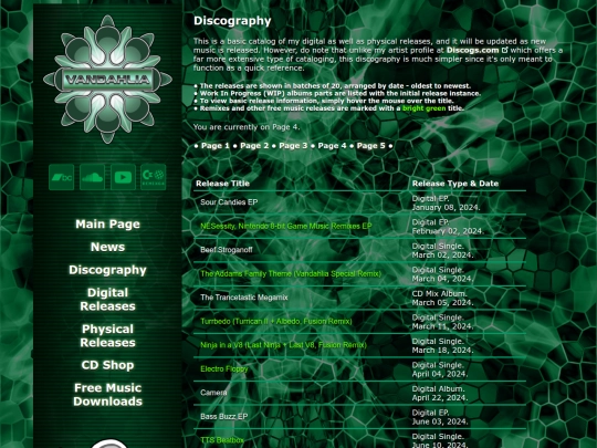 Website screenshot
