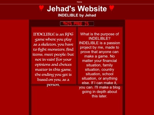 INDELIBLE screenshot