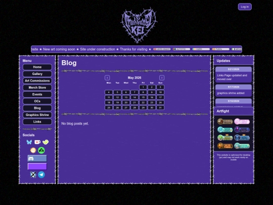 blog screenshot