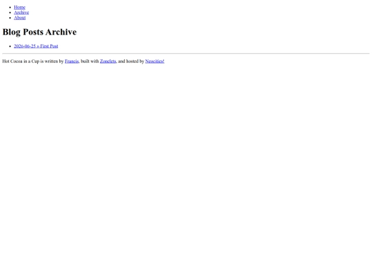 archive screenshot