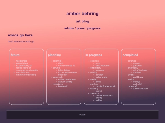 index screenshot