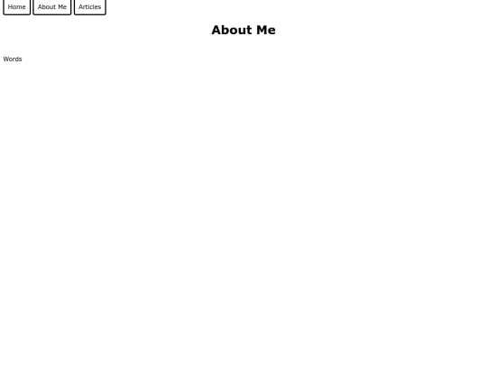 aboutme screenshot