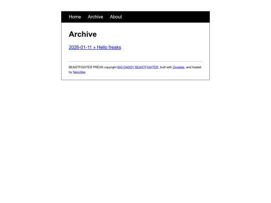 Website screenshot