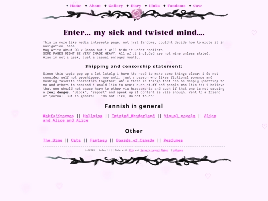 Website screenshot