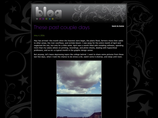 blog/2026/may/thesedays screenshot