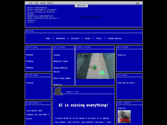 thomaswebpage2 screenshot