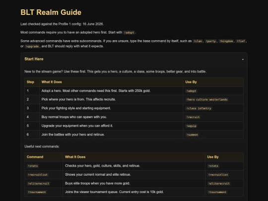 BLT Realm Guide screenshot