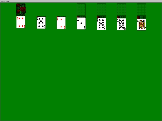 programs/js-solitaire screenshot