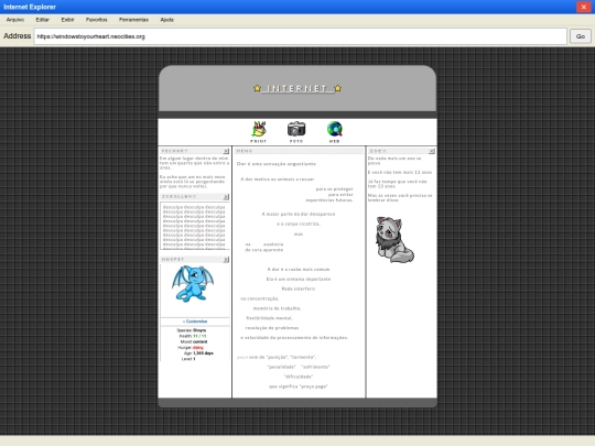 interweb screenshot