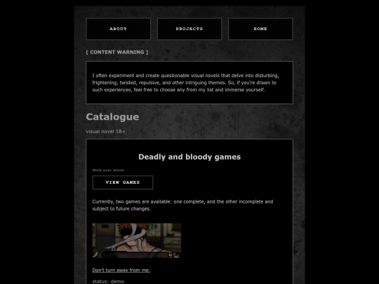 games screenshot