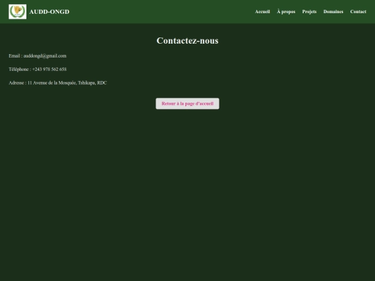 Website screenshot
