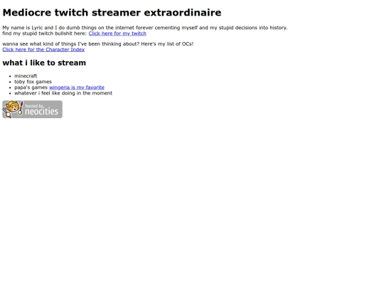 index screenshot