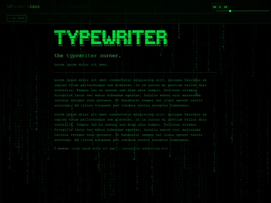 typewriter screenshot