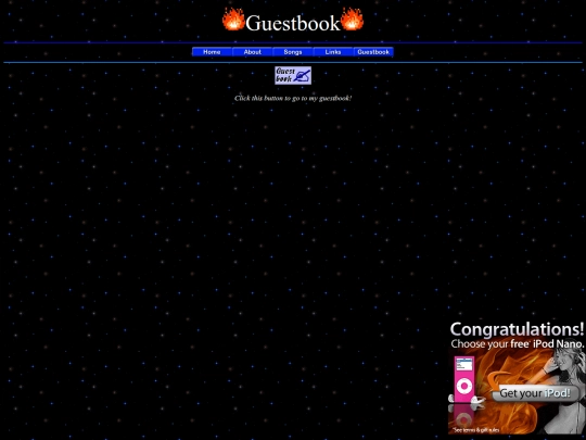 guestbook screenshot