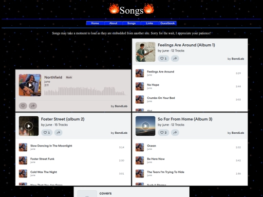 songs screenshot
