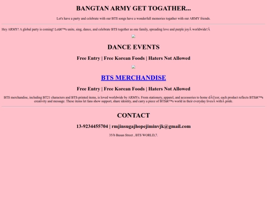 Website screenshot
