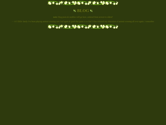 blog screenshot