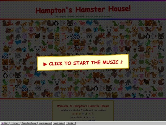 hamster-dance screenshot