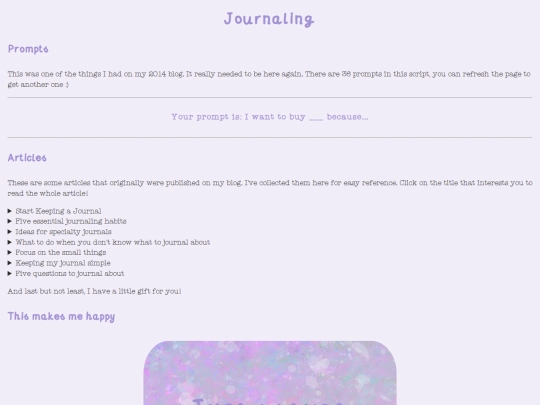 journaling1 screenshot