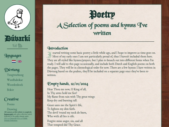 Website screenshot
