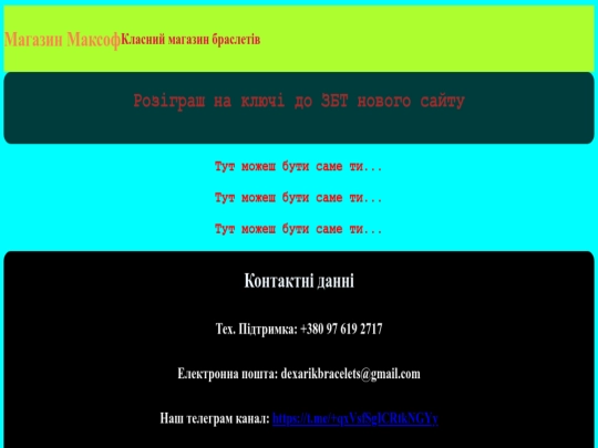 Website screenshot