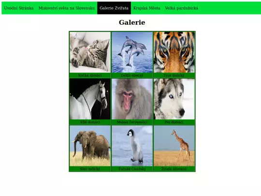 html/Galerie screenshot