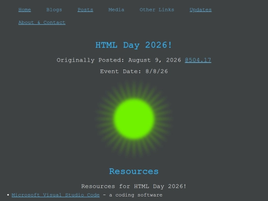 Blogs/Life/html_day_2026 screenshot