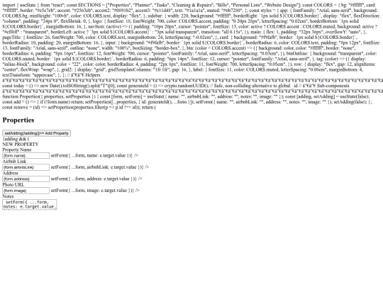index screenshot