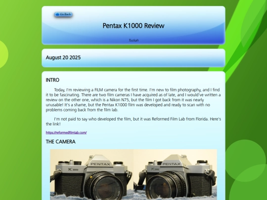 Website screenshot