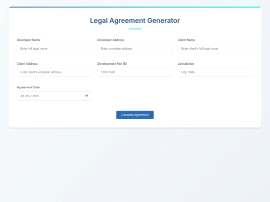 generator screenshot