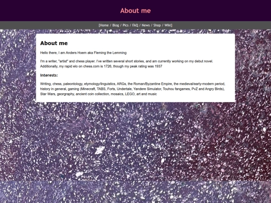 Website screenshot