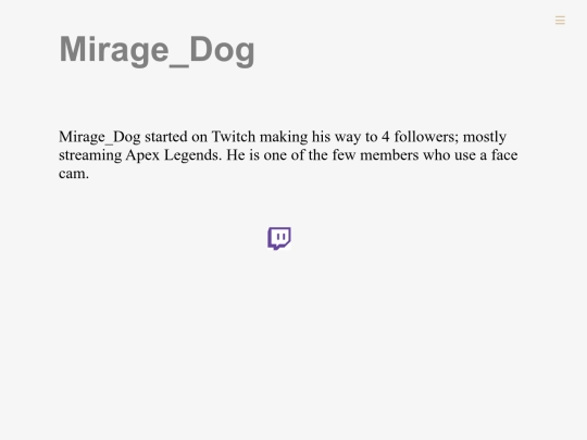 Dog Bio screenshot