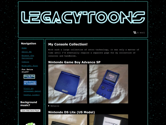 galleries/consolecollection screenshot