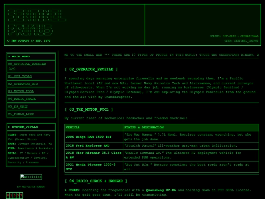 Website screenshot