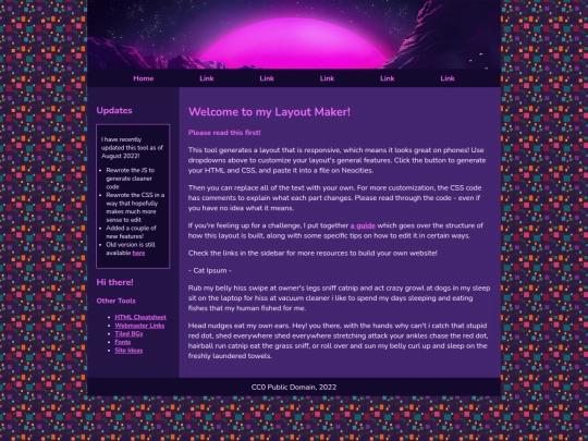 Website screenshot