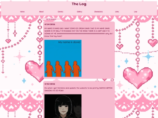 blog screenshot