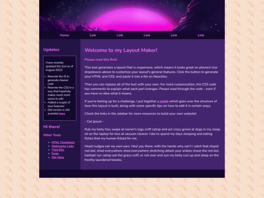 Website screenshot