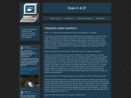 faq screenshot