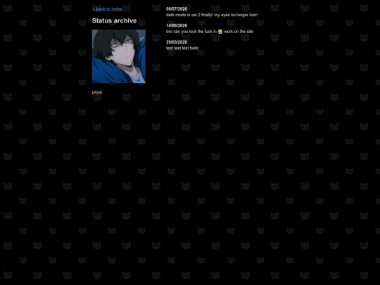 status_archive screenshot