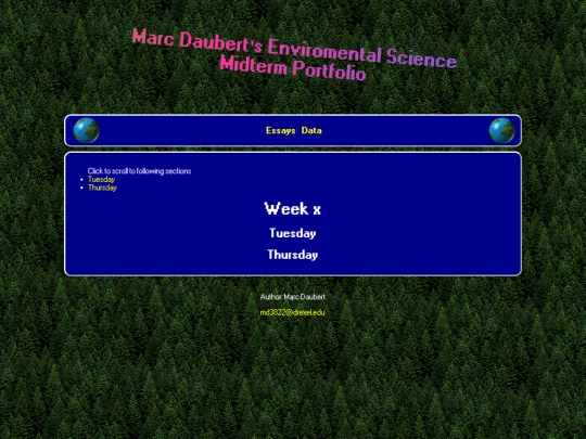 WeekTemplate screenshot