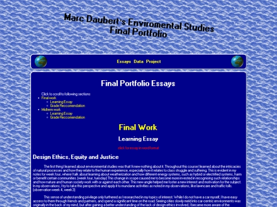 enviromentalFinal screenshot