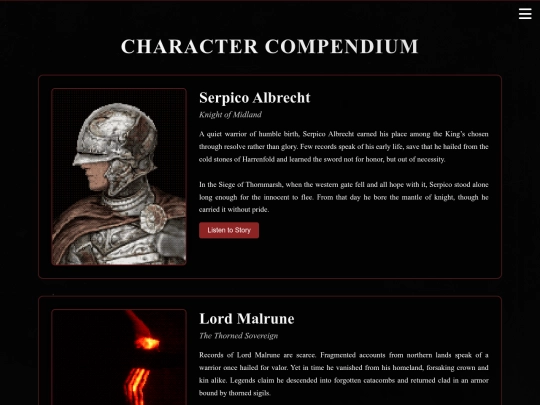 lore screenshot