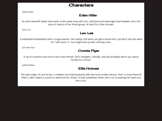 characters screenshot