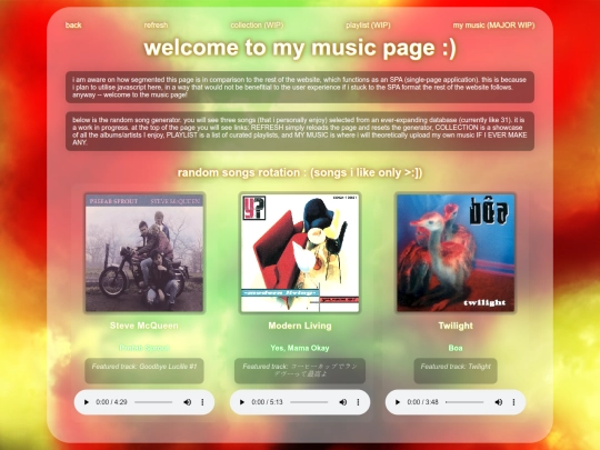 music/hub screenshot