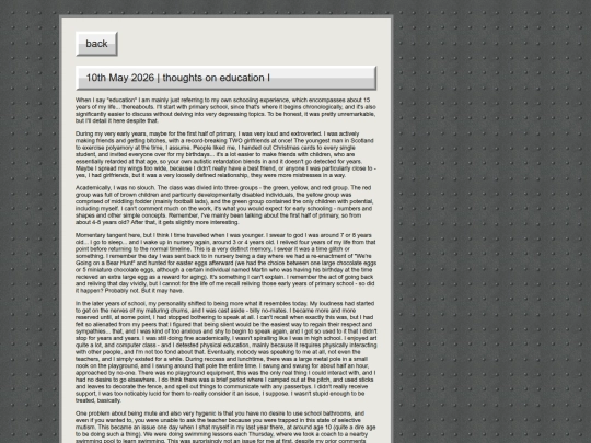 thought-entries/education screenshot
