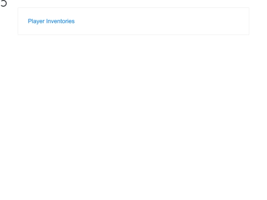 inventories screenshot